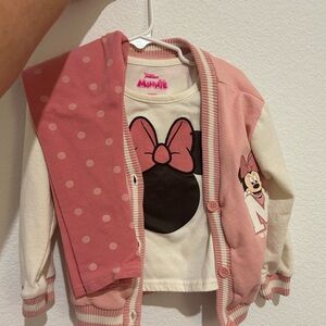 3T Girl Disney Minnie Mouse Outfit Set.